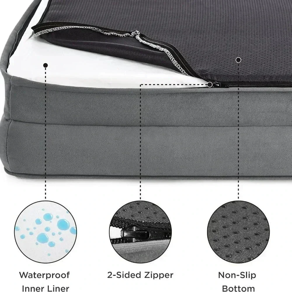 Orthopedic Dog Bed for Medium Dogs - Waterproof, Supportive, and Comfortable